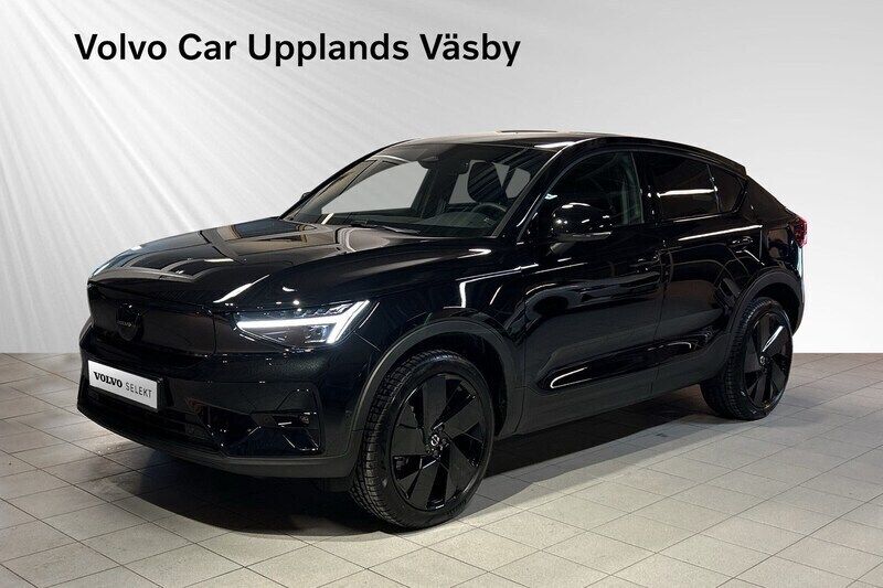 Svart Ny 2024 Volvo EC40 Single Motor Extended Range SUV | 564 900 kr - Bild 1/3