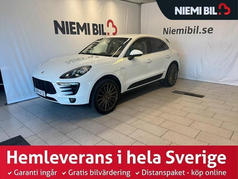 Vit Begagnad 2015 Porsche Macan S SUV | 344 900 kr (Marknadspris) - Bild 1/3