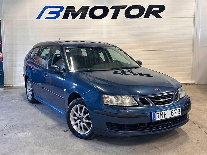 Blå Begagnad 2006 Saab 9-3 Linear Kombi | 39 900 kr (Dyr) - Bild 1/4