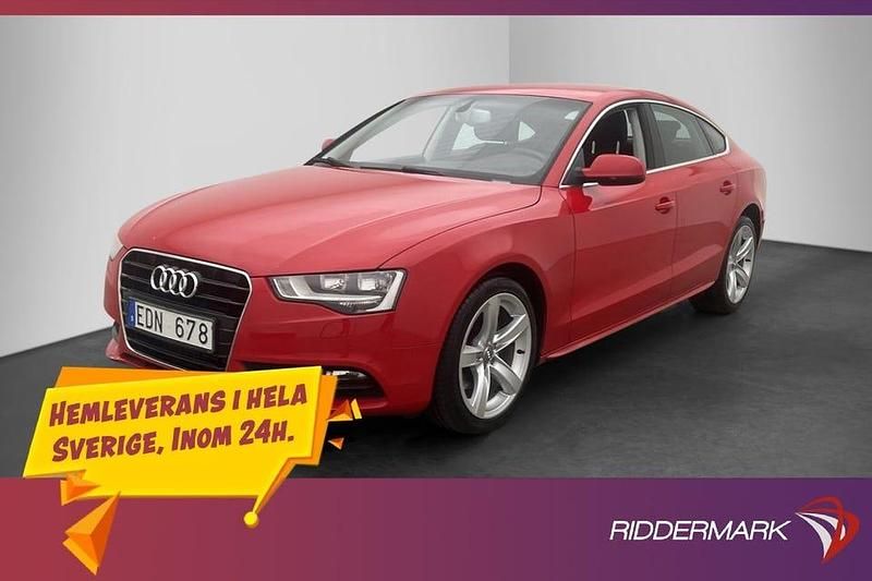 Begagnad Audi A5 Sportback Comfort 163 HK (119 kW) 2012 Röd Halvkombi
