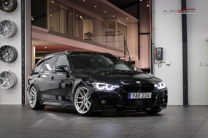 Svart Begagnad 2015 BMW 340 M Sport Kombi | 359 900 kr (Marknadspris) - Bild 1/4