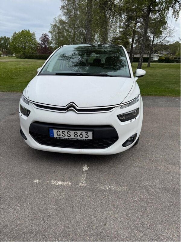 Vit Begagnad 2015 Citroën C4 Picasso Minibuss | 50 000 kr (Bra pris) - Bild 1/4