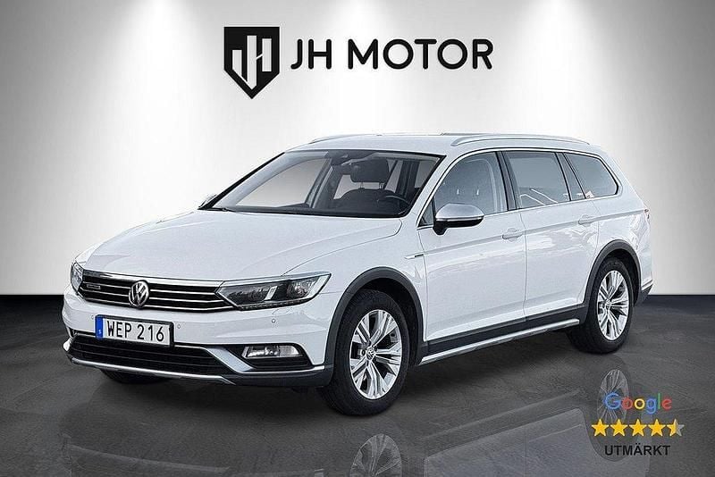 Vit Begagnad 2018 VW Passat Alltrack Kombi | 199 900 kr (Marknadspris) - Bild 1/4