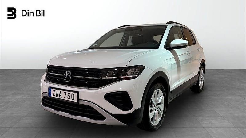 Vit Begagnad 2025 VW T-Cross Life SUV | 279 900 kr (Dyr) - Bild 1/4