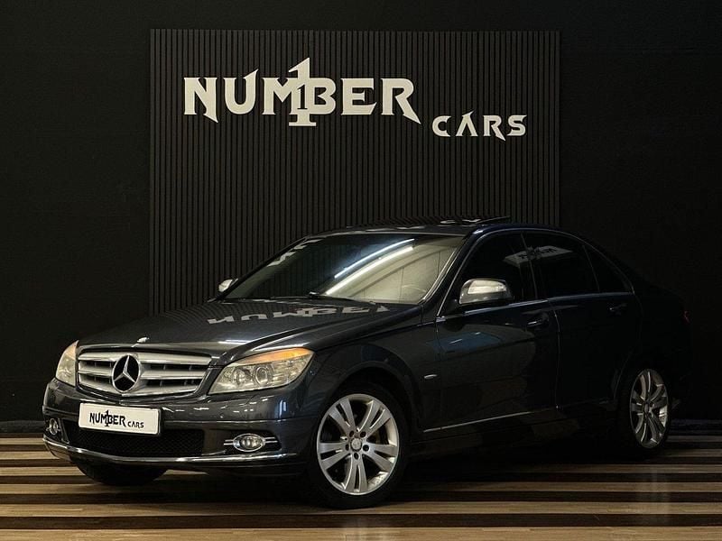 Mörkgrå Begagnad 2007 Mercedes C200 Avantgarde Sedan | 74 900 kr (Marknadspris) - Bild 1/4