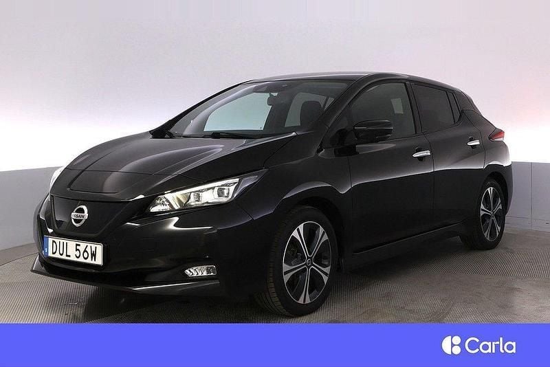 Svart Begagnad 2022 Nissan Leaf 360º Halvkombi | 164 900 kr (Marknadspris) - Bild 1/4