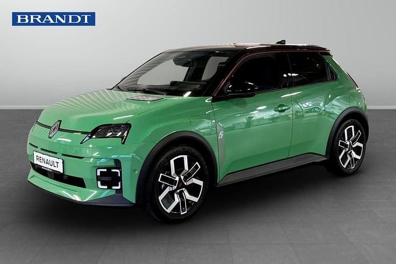 Grön Ny 2025 Renault 5 E-Tech Techno Halvkombi | 424 700 kr - Bild 1/4