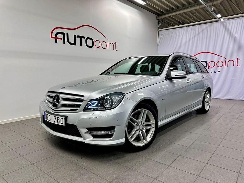 Silver Begagnad 2012 Mercedes C180 AMG Kombi | 149 800 kr (Lite dyr) - Bild 1/4