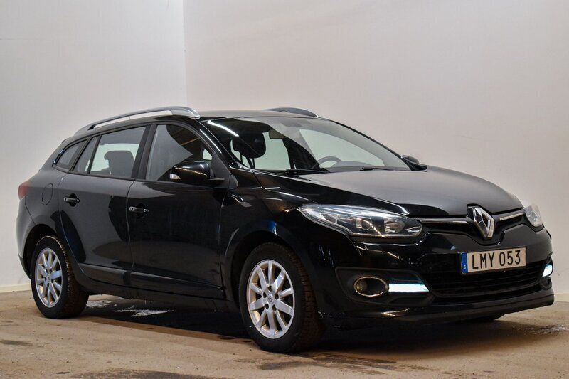 Svart Begagnad 2014 Renault Mégane GrandTour Kombi | 59 800 kr (Marknadspris) - Bild 1/4