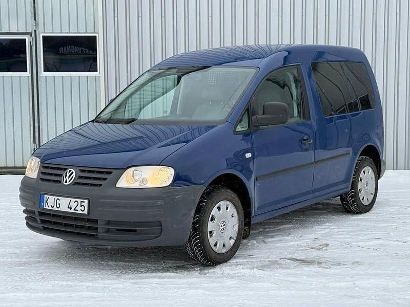Begagnad VW Caddy 80 HK (58 kW) 2007 Blå Minibuss