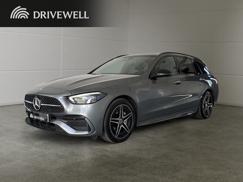 Grå Begagnad 2023 Mercedes C300e AMG Kombi | 519 000 kr (Dyr) - Bild 1/4