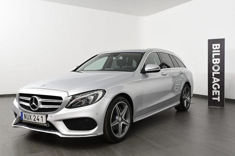 Silver Begagnad 2015 Mercedes C220 Kombi | 195 800 kr (Marknadspris) - Bild 1/4