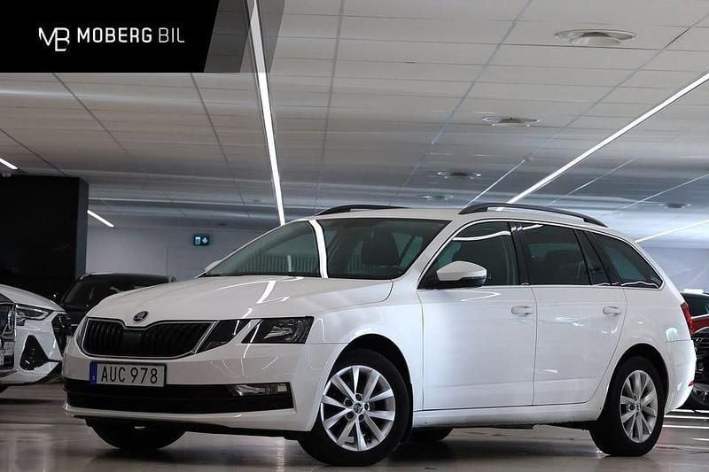 Vit Begagnad 2018 Skoda Octavia Ambition Kombi | 119 900 kr (Dyr) - Bild 1/2
