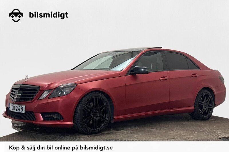 Svart Begagnad 2009 Mercedes E350 Avantgarde Sedan | 158 900 kr (Lite dyr) - Bild 1/3