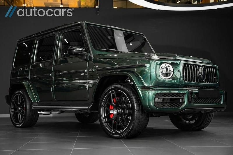 Mörkgrön Begagnad 2023 Mercedes G63 AMG AMG SUV | 2 098 750 kr (Dyr) - Bild 1/4
