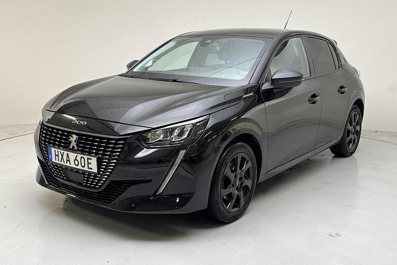 Svart Begagnad 2022 Peugeot 208 Allure Halvkombi | 149 000 kr (Marknadspris) - Bild 1/4