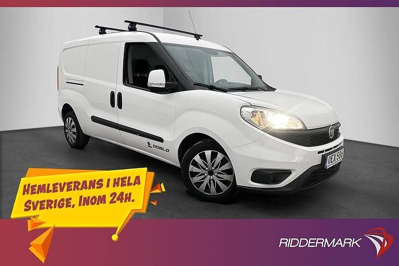 Vit Begagnad 2017 Fiat Doblò Minibuss | 109 800 kr - Bild 1/3