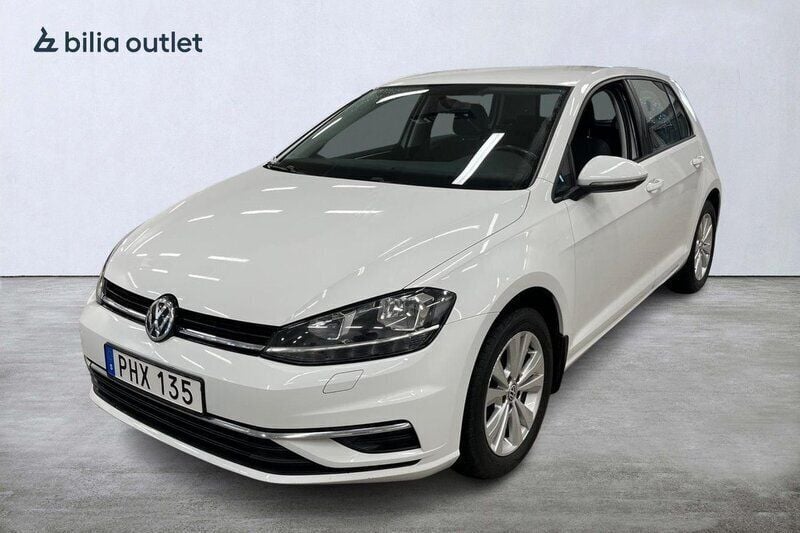 Vit Begagnad 2017 VW Golf VII Halvkombi | 159 900 kr (Marknadspris) - Bild 1/4