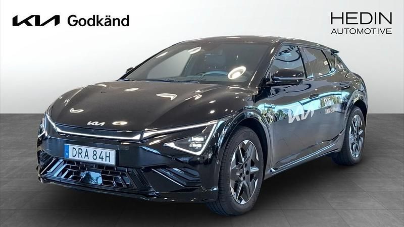 Svart (black) Ny 2025 Kia EV6 GT-Line SUV | 609 000 kr (Marknadspris) - Bild 1/4