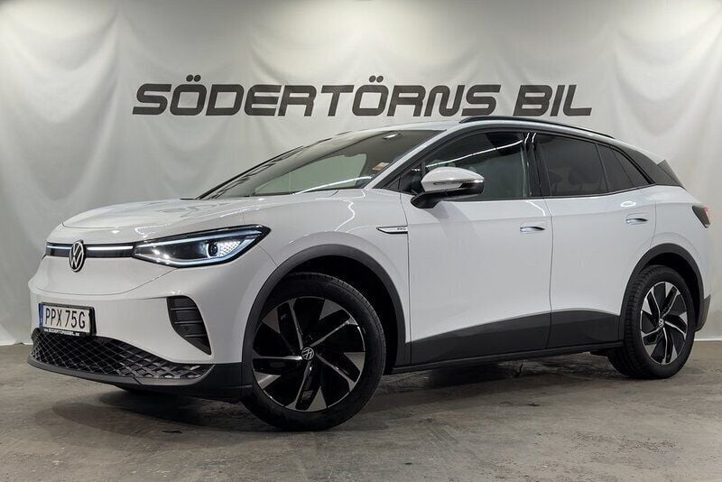 Vit Begagnad 2021 VW ID.4 Pro Performance SUV | 289 900 kr (Bra pris) - Bild 1/4