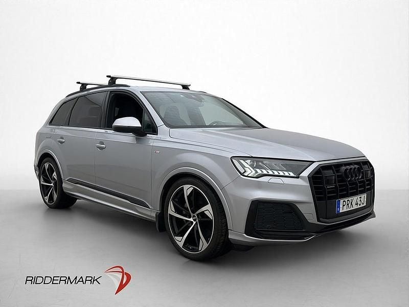 Begagnad Audi Q7 S-Line 286 HK (210 kW) 2019 Silver SUV