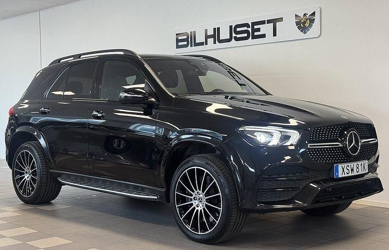 Svart Begagnad 2021 Mercedes GLE350 AMG SUV | 529 900 kr - Bild 1/4