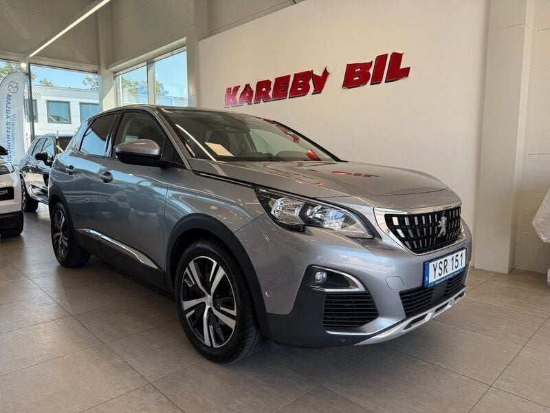 Silver Begagnad 2017 Peugeot 3008 Allure SUV | 154 900 kr (Bra pris) - Bild 1/4
