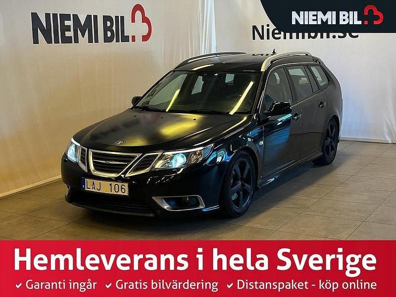 Svart Begagnad 2010 Saab 9-3 Aero Kombi | 89 900 kr (Dyr) - Bild 1/4