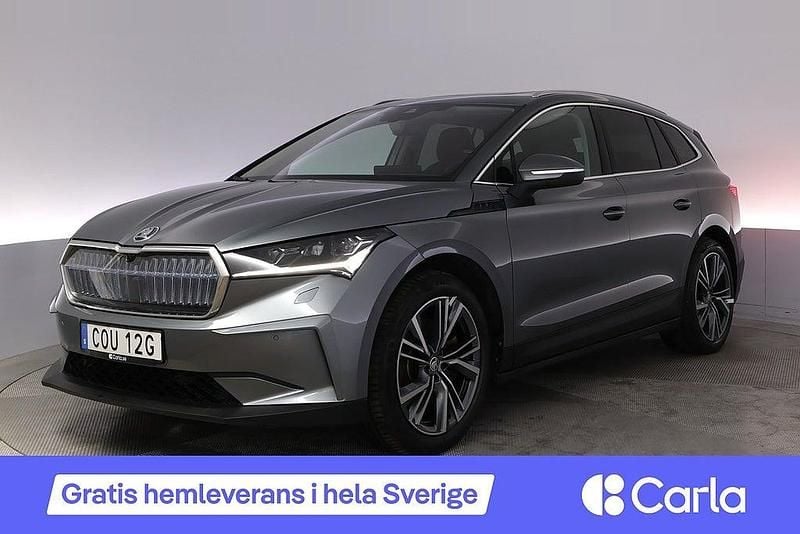 Grå Begagnad 2022 Skoda Enyaq iV SUV | 364 900 kr (Bra pris) - Bild 1/4
