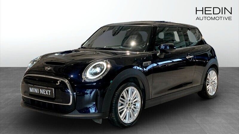 Svart (blue) Begagnad 2022 Mini Cooper SE Halvkombi | 264 700 kr (Dyr) - Bild 1/4