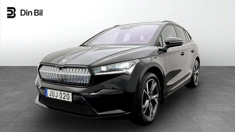 Svart Begagnad 2023 Skoda Enyaq iV SportLine SUV | 439 900 kr (Lite dyr) - Bild 1/4