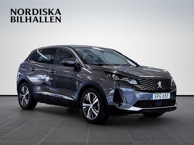 Grå Begagnad 2020 Peugeot 3008 Allure SUV | 209 795 kr (Marknadspris) - Bild 1/4