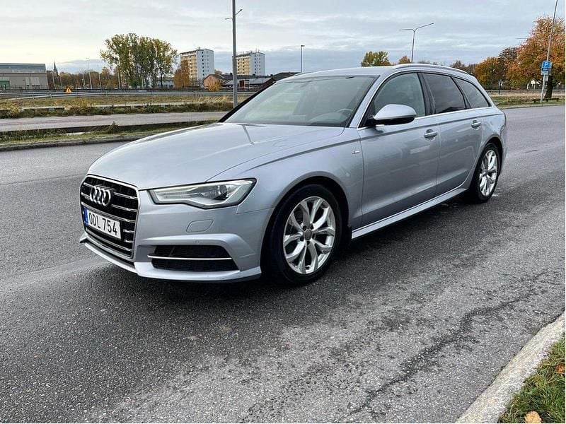 Silver Begagnad 2017 Audi A6 Ambition Kombi | 180 000 kr (Marknadspris) - Bild 1/4