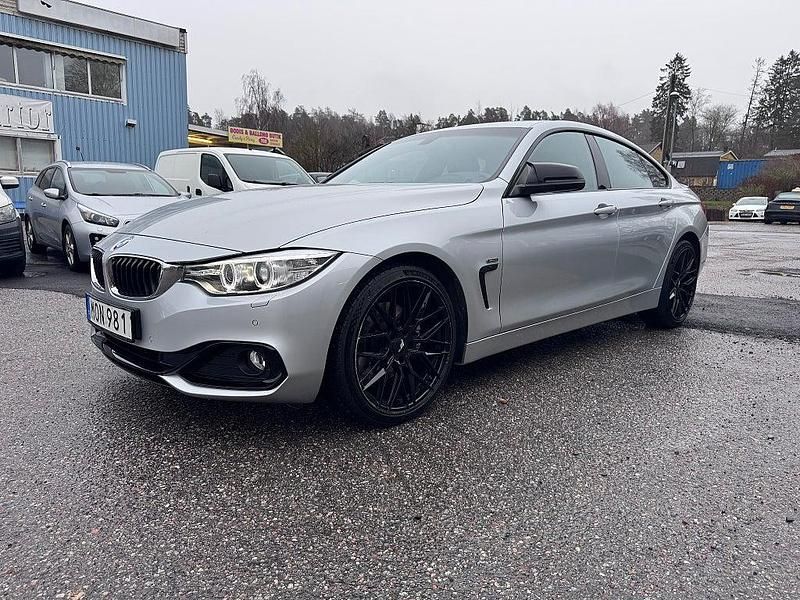 Silver Begagnad 2014 BMW 430 Gran Coupé Sport Line Sportkupé | 169 900 kr (Marknadspris) - Bild 1/4