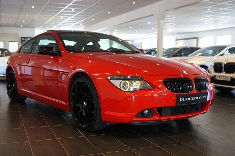 Röd Begagnad 2006 BMW 630 Sportkupé | 129 900 kr - Bild 1/4