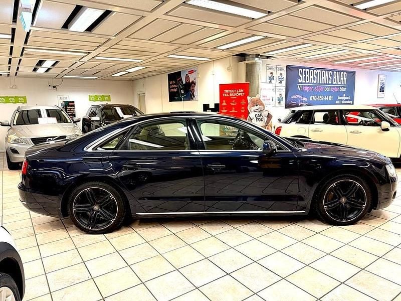 Begagnad Audi A8 351 HK (258 kW) 2012 Blå Sedan
