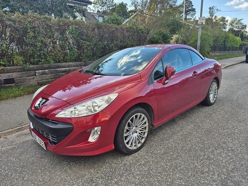 Röd Begagnad 2009 Peugeot 308 CC Cab | 35 000 kr (Superpris) - Bild 1/4