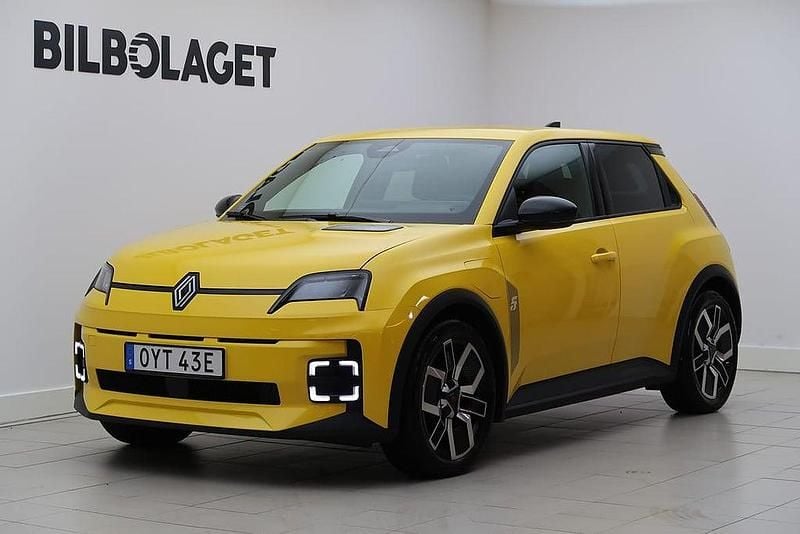 Gul Begagnad 2025 Renault R5 Techno Halvkombi | 349 800 kr (Marknadspris) - Bild 1/4