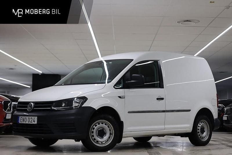 Vit Begagnad 2018 VW Caddy Minibuss | 119 900 kr (Bra pris) - Bild 1/3