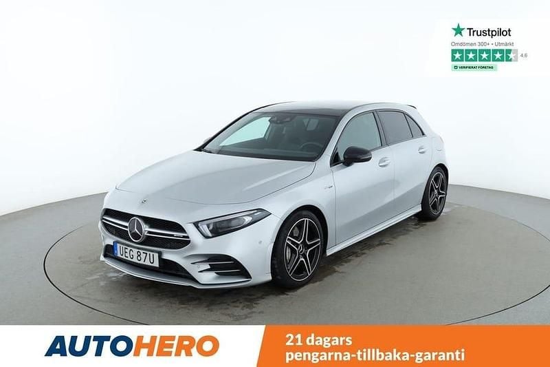Silver Begagnad 2021 Mercedes A35 AMG AMG Halvkombi | 411 000 kr (Marknadspris) - Bild 1/4