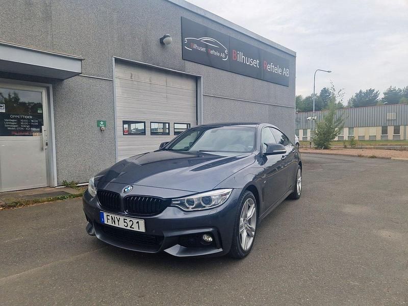 Grå Begagnad 2015 BMW 420 Gran Coupé M Sport Sportkupé | 199 900 kr (Marknadspris) - Bild 1/4