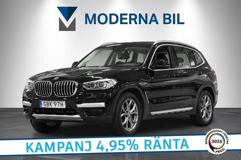 Svart Begagnad 2021 BMW X3 Sport Line SUV | 319 900 kr (Superpris) - Bild 1/4