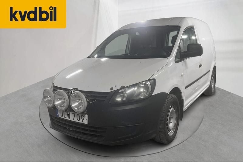 Begagnad VW Caddy 75 HK (55 kW) 2014 Vit Minibuss