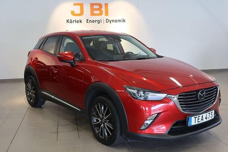Röd Begagnad 2016 Mazda CX-3 Optimum SUV | 129 900 kr (Bra pris) - Bild 1/4