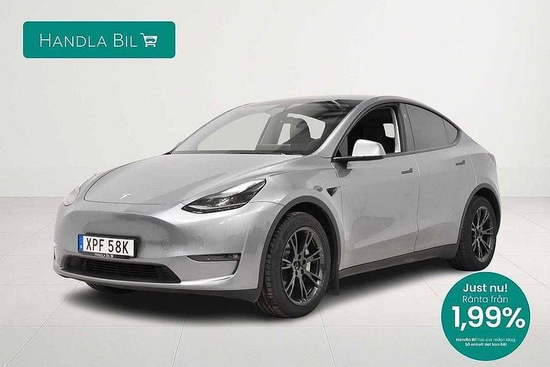 Grå Begagnad 2024 Tesla Model Y Long Range AWD SUV | 519 900 kr - Bild 1/3