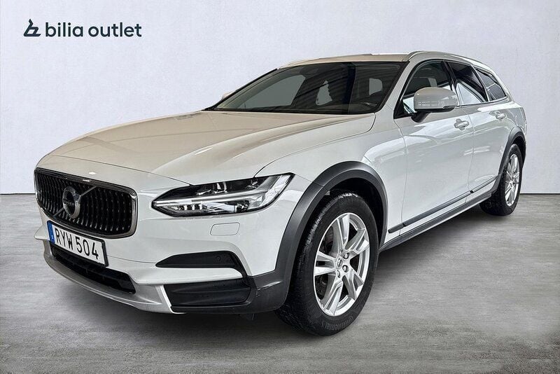 Vit Begagnad 2018 Volvo V90 CC Kombi | 299 900 kr (Bra pris) - Bild 1/4