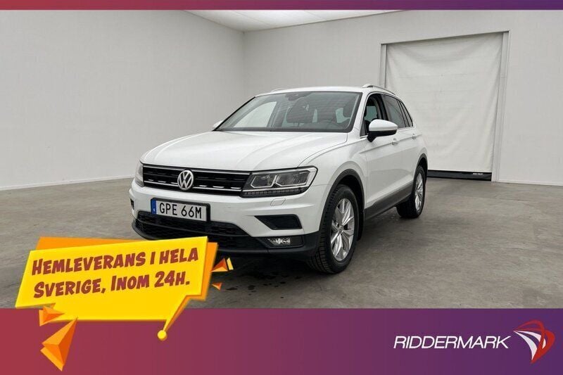 Vit Begagnad 2019 VW Tiguan SUV | 249 800 kr (Bra pris) - Bild 1/3