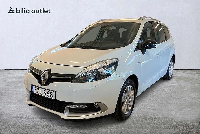Vit Begagnad 2015 Renault Grand Scénic III LIMITED Minibuss | 149 000 kr (Dyr) - Bild 1/4