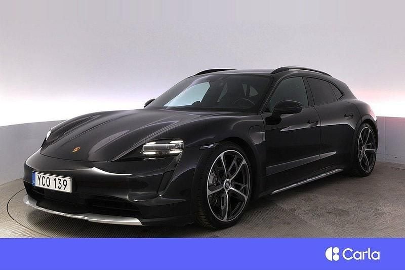 Svart Begagnad 2022 Porsche Taycan Cross Turismo Sedan | 689 900 kr - Bild 1/4