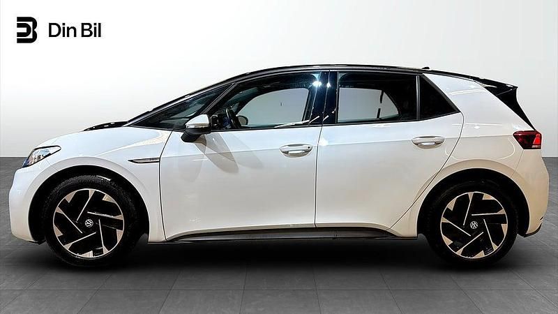 Begagnad VW ID.3 Comfortline 150 kW (204 HK) 2022 Glacier white metallic bl Halvkombi